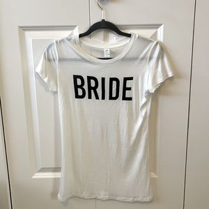 Never worn “Bride” T-shirt